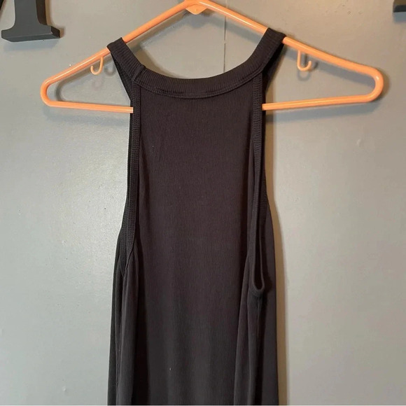 Athleta black ribbed high neck tank top women’s size xs - Picture 6 of 10